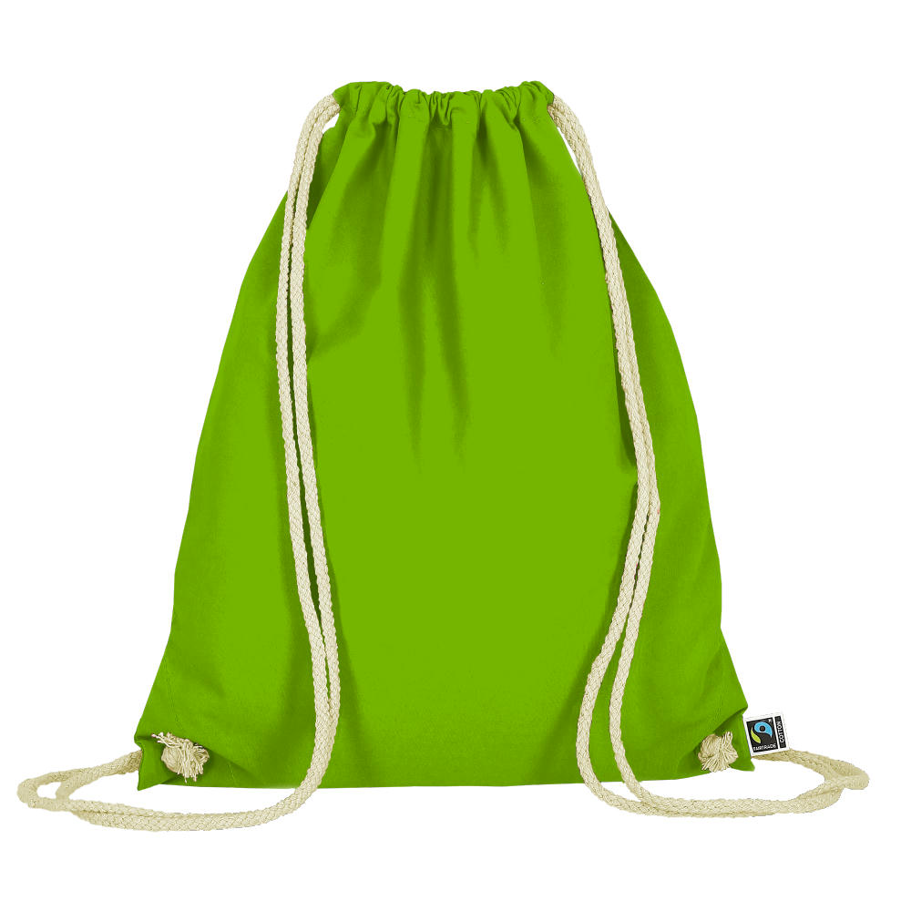 T15021-TEXXILLA Turnbeutel aus Fairtrade-zertifizierter Baumwolle, ca. 140 g/m², ca. 38 x 46 cm Werbeartikel