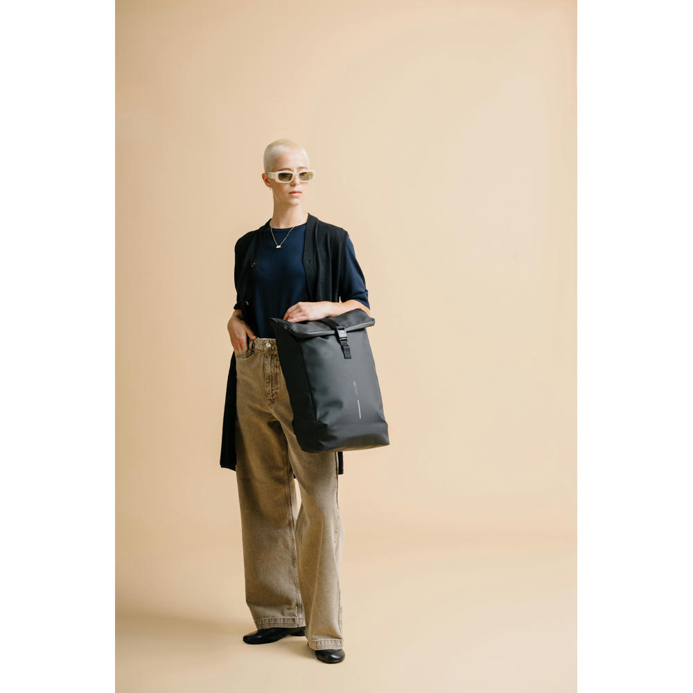 Urban wasserabweisender Flap-Top Rucksack Werbeartikel