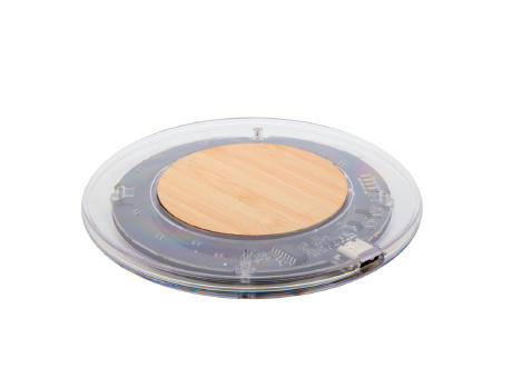 transparenter Wireless-Charger SeeCharge Werbeartikel