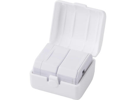 Reiseadapter aus Kunststoff Coby Werbeartikel