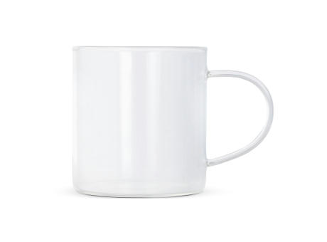 Kaffeeglas mit Griff Vardez 300 ml Werbeartikel