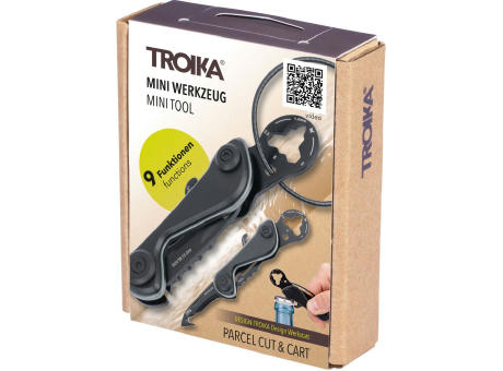 TROIKA Mini-Werkzeug PARCEL CUT & CART Werbeartikel