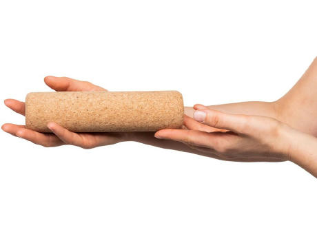 Product image Faszienrolle aus Kork, 10x5cm, "Made in Europe" bedrucken