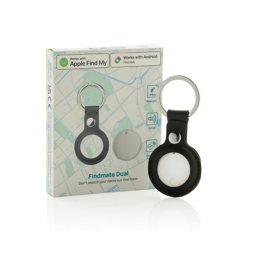 Findmate Dual IPX5 Artikel-Finder aus RCS recyceltem ABS Werbeartikel