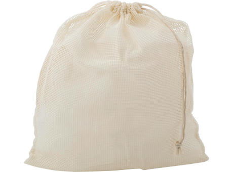 Set aus drei wiederverwendbaren Taschen aus Baumwollgewebe Adele bedrucken