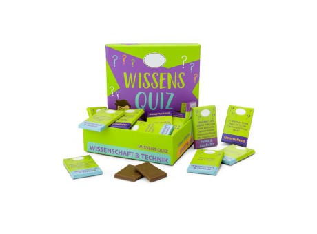 Product image Geschenkartikel / Präsentartikel: Schokoladiges Wissensquiz Werbeartikel