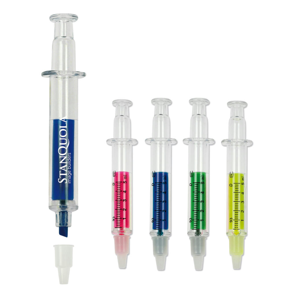 Product image Spritzen-Textmarker Werbeartikel