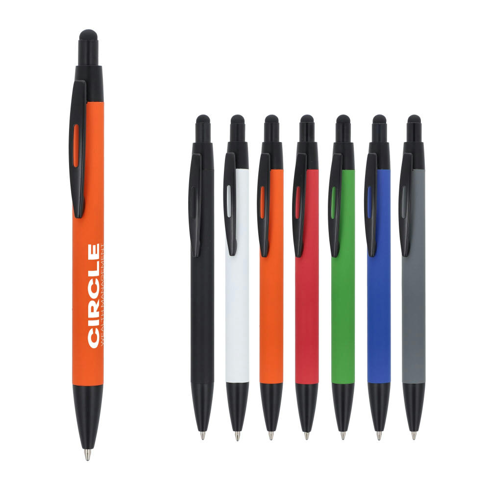 Product image Kugelschreiber Alaska Softtouch mit Stylus R-AL Werbeartikel