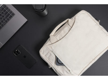 Laluka AWARE™ 15.4" Laptop-Tasche aus recycelter Baumwolle bedrucken