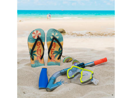 Zehensandalen Größe XL 43/46 Sublimation Werbeartikel