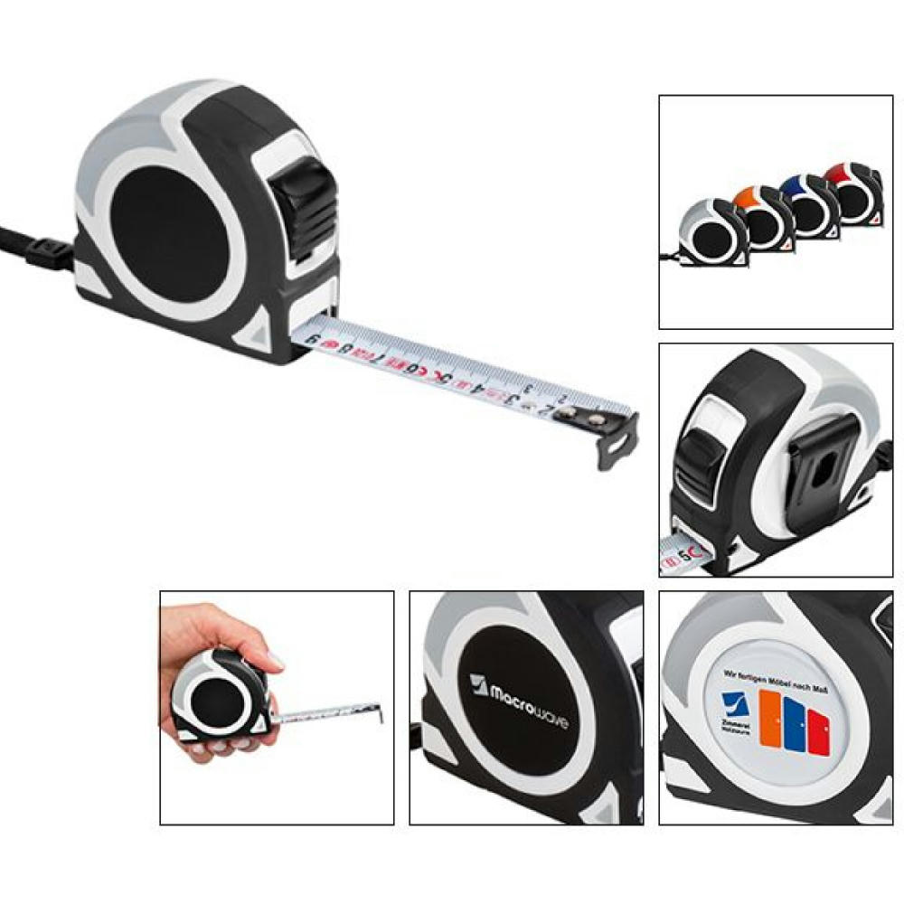 Product image Bandmaß "Triple 5 M grau" Werbeartikel