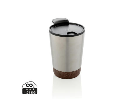 Product image GRS rPP Edelstahl-Kaffeebecher mit Kork bedrucken