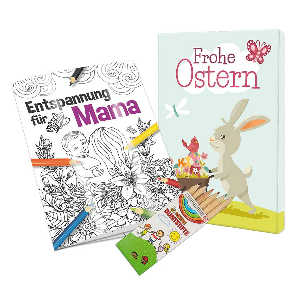 Mal-Set A6 - Ostern - Malset neutral Werbeartikel