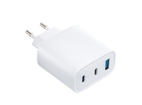 Product image USB Ladegerät GaN 3-Port REEVES-LIMA Werbeartikel