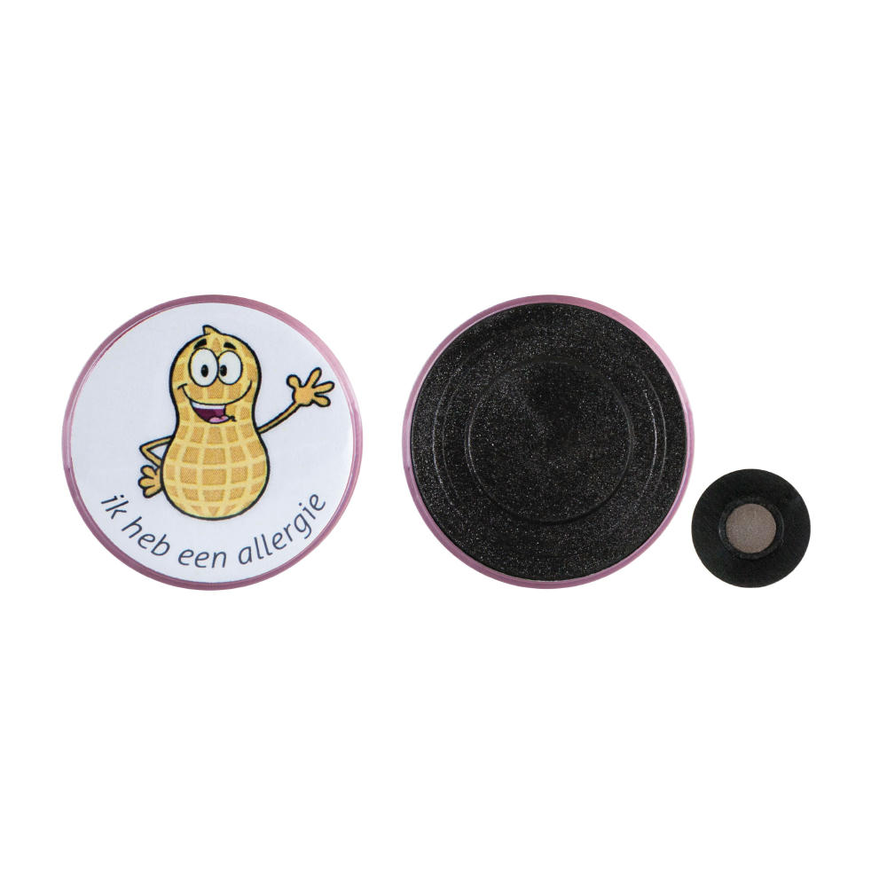 Product image Metallbutton 56mm mit Textilienmagnet Werbeartikel