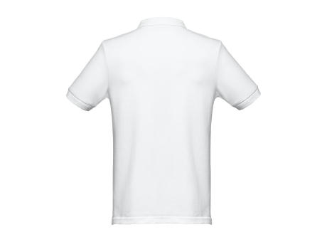 THC MONACO WH. Kurzarm-Poloshirt für Herren aus kardierter Baumwolle bedrucken