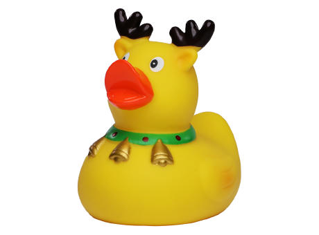 Quietsche-Ente Weihnachts-Elch Werbeartikel