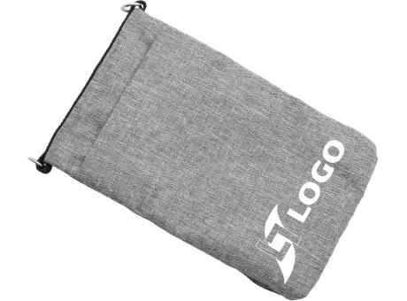 Täschchen 'Toledo', meliertes Grau RPET bedrucken