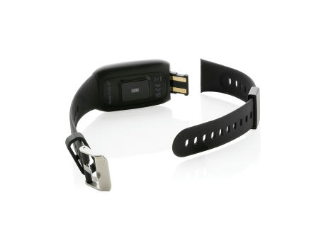 1,47" Aktivitätsuhr aus RCS recyceltem TPU mit Pulsmesser Werbeartikel