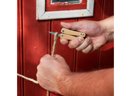 Multitool "Wood", klein Werbeartikel