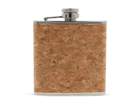 Flachmann mit Korken 170ml Werbeartikel