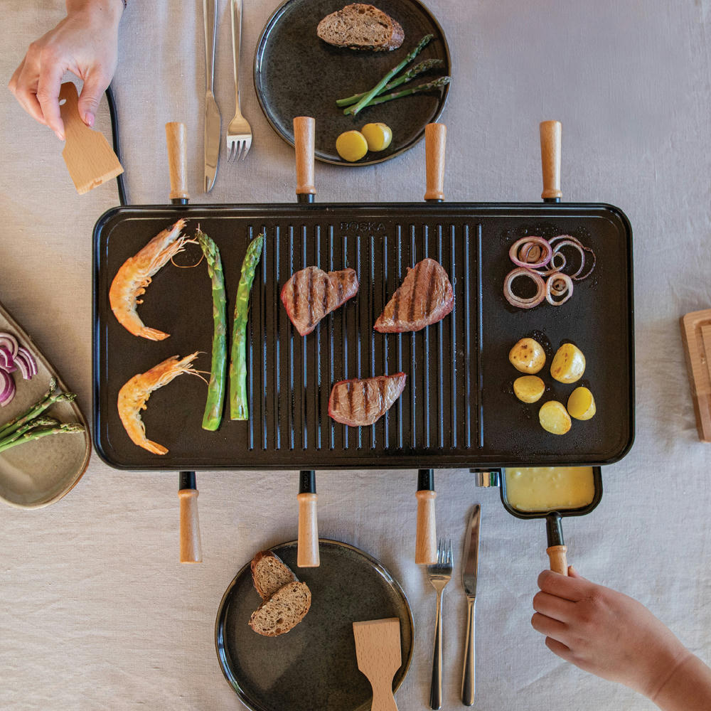 BOSKA Raclette Gourmet Party, 8 Personen (EU Type F) Werbeartikel