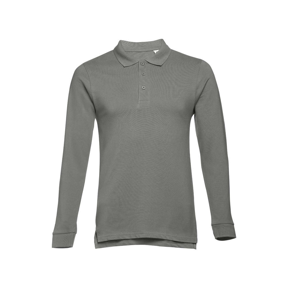 THC BERN II. Langarm-Poloshirt für Herren aus kardierter Baumwolle Werbeartikel