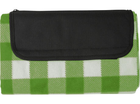 rPET faltbare Polarfleece-Decke Vesper Werbeartikel