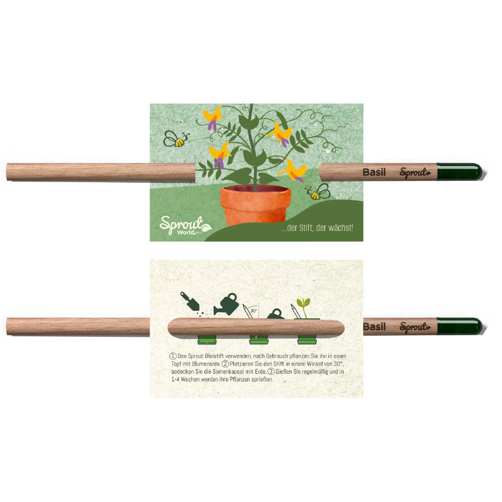 Product image SPROUT - Bleistift mit kleinem Ansteckkärtchen Werbeartikel