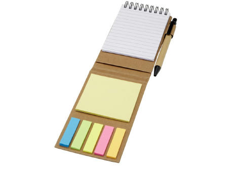 Product image Flipper Haftnotizblock mit Kugelschreiber (schwarze Mine) Werbeartikel