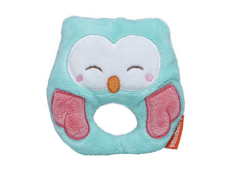 Product image Eule mit Rassel Werbeartikel