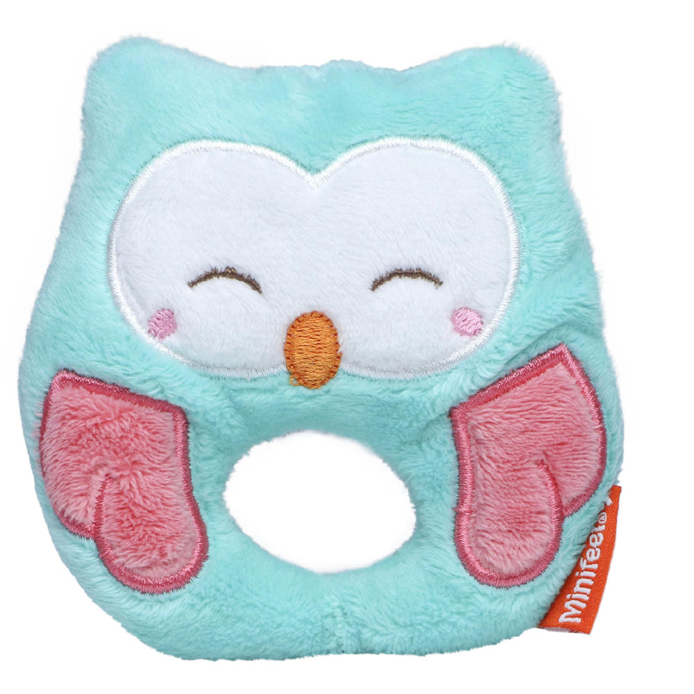 Product image Eule mit Rassel Werbeartikel