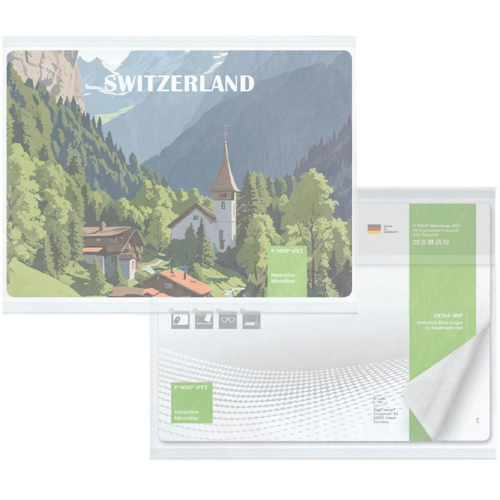 Product image rPET GripCleaner® 4in1 Mousepad 21x15 cm, All-Inclusive-Paket Werbeartikel