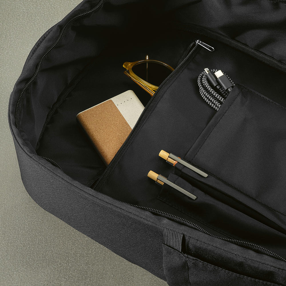 Budapest Laptop Rucksack 16L rPET  Werbeartikel