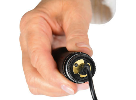 Aufladbare LED Leuchte "Nova Light 1200 L silber" Werbeartikel