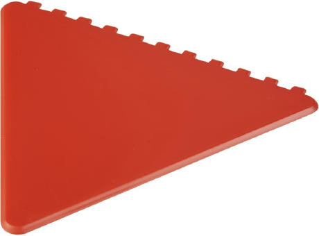 Frosty dreieckiger Eiskratzer aus recyceltem Kunststoff Werbeartikel