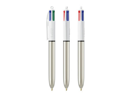 BIC® 4 Colours Shine Kugelschreiber bedrucken