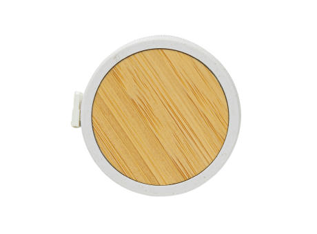 Schneidermaßband aus RCS recyceltem Kunststoff und Bambus bedrucken