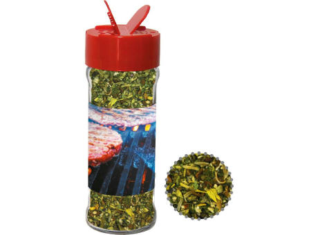 Product image Gewürzmischung Kräuter-Steakgewürz, ca. 30g, Glas mit Streuaufsatz Werbeartikel