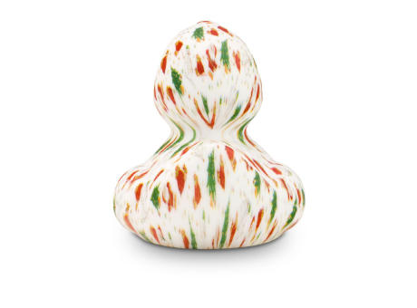 Werbeente Tanja Tannenbaum mit rotem Schnabel, ca. 8 cm Werbeartikel