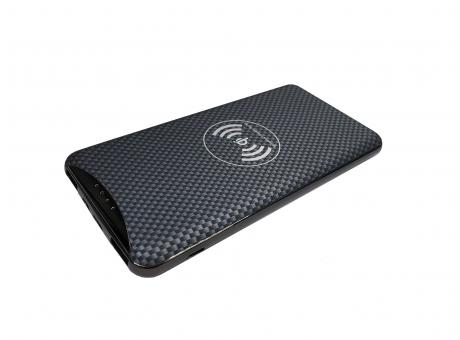 Product image Powerbank PB-47 QI Wireless Charging 10000 mAh Schwarz bedrucken