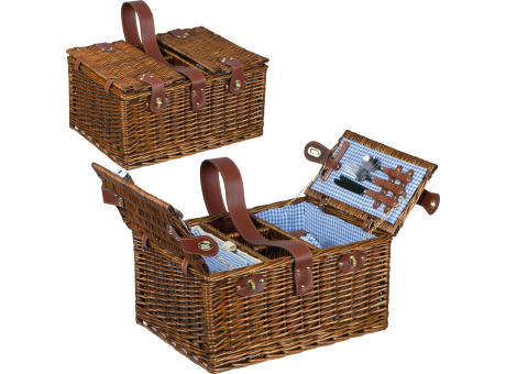 Picknickkorb für 4 Personen Werbeartikel