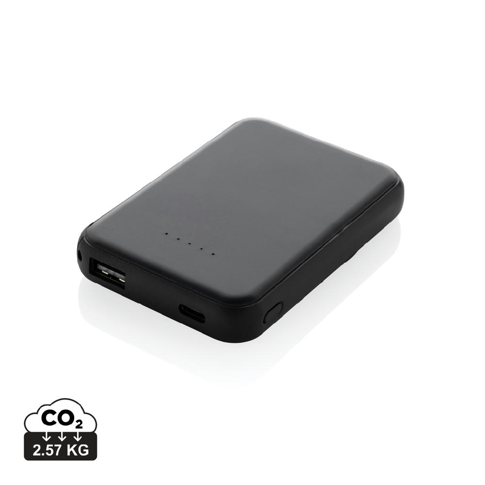 Product image Stellar 5.000mAh 5W magnetische Powerbank aus RCS rec. ABS Werbeartikel