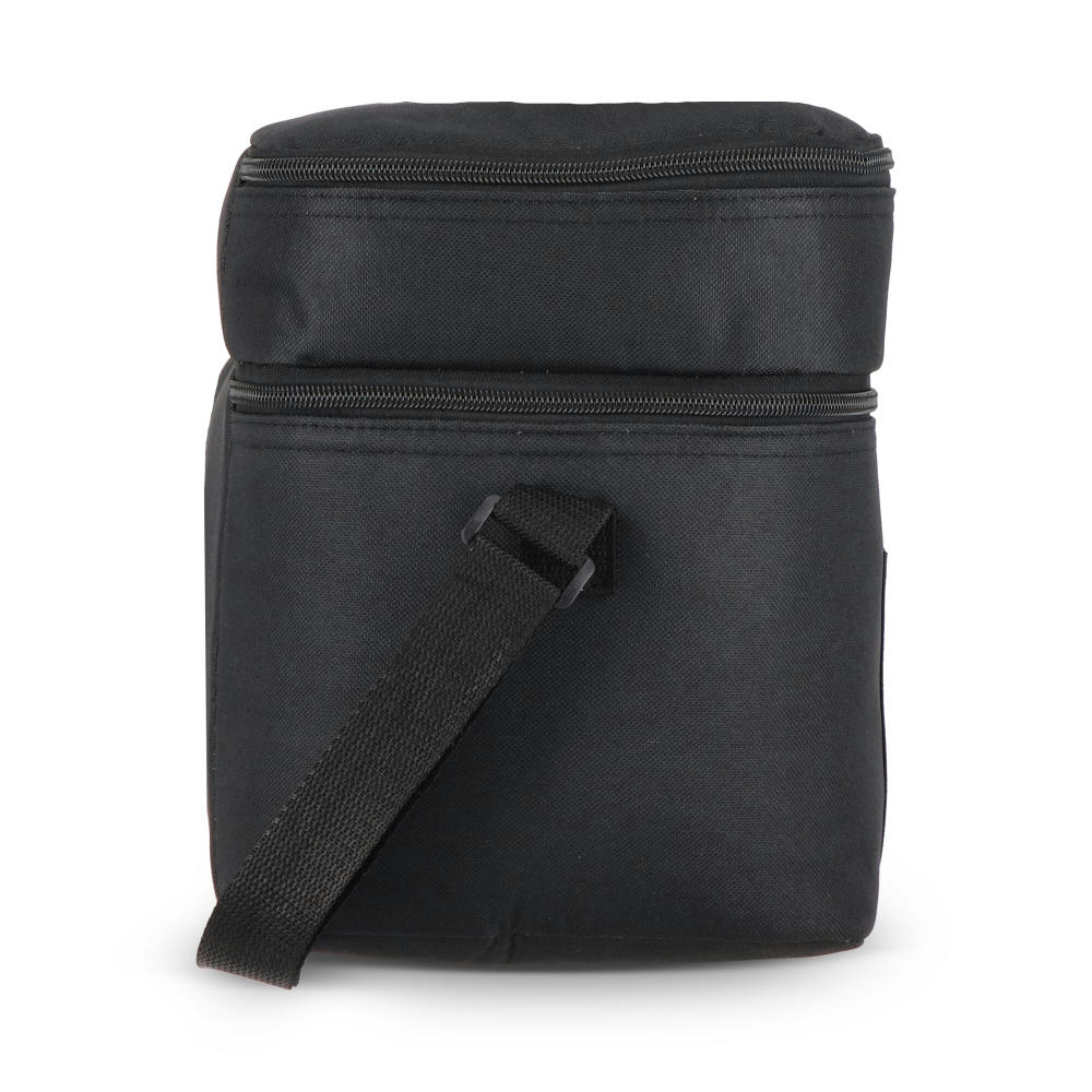 R-PET 600D Doppelfach-Kühltasche 30 x 20 x 25cm 12L Werbeartikel