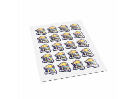 Doming Stickers on A4 sheet Werbeartikel