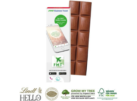 SCHOKOLADENTAFEL LINDT HELLO Werbeartikel