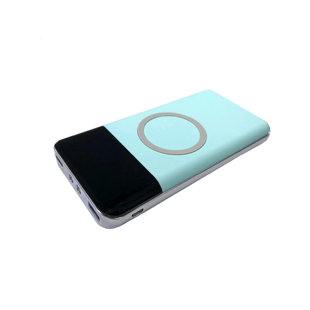 Product image Powerbank PB-49 QI Wireless Charging 10000 mAh Schwarz Werbeartikel