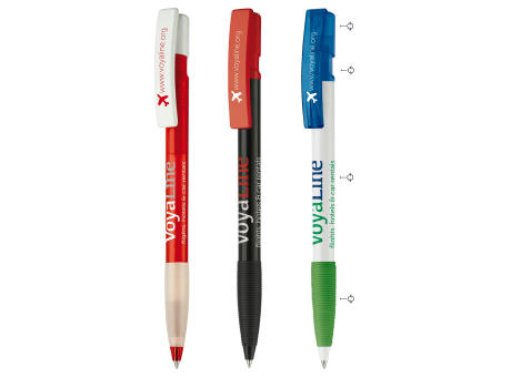 Kugelschreiber Nash Combi mit Gummigriff bedrucken