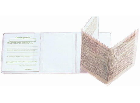 CreativDesign® KFZ-Scheintasche "Klar" Werbeartikel