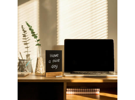 Kreidetafel im Holzständer Werbeartikel